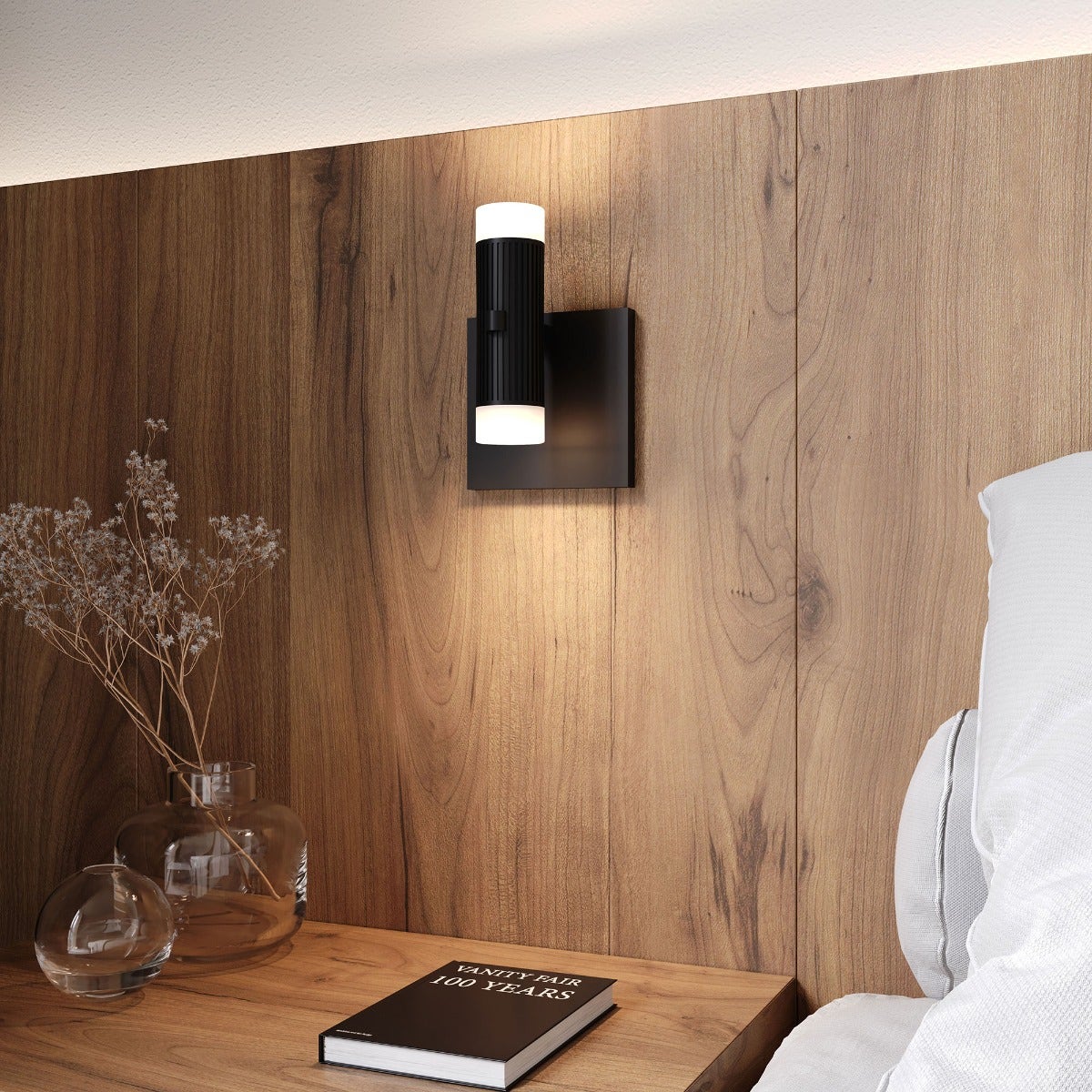 Single sconce top