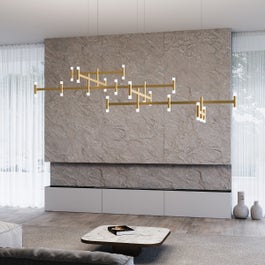 Systema Staccato Offset Chandelier | Modern Minimalist