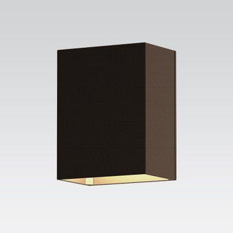 7340.72-WL Box LED Sconce Textured Bronze Gray SIlo Image