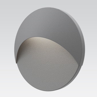 7460.74-WL Ovos LED Sconce Textured Gray Round Gray SIlo Image