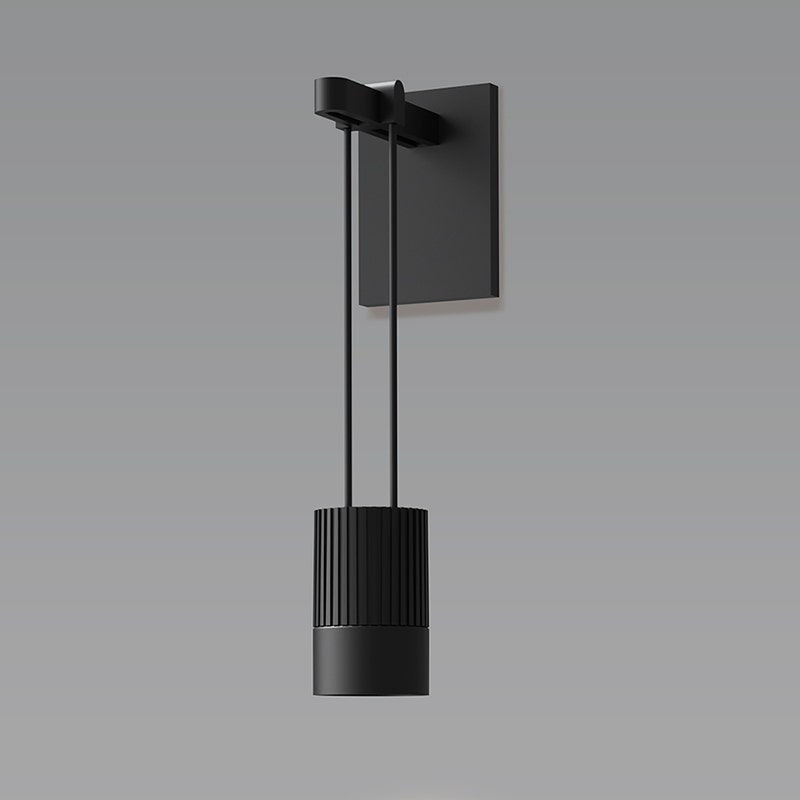 Black cylinder sconce store
