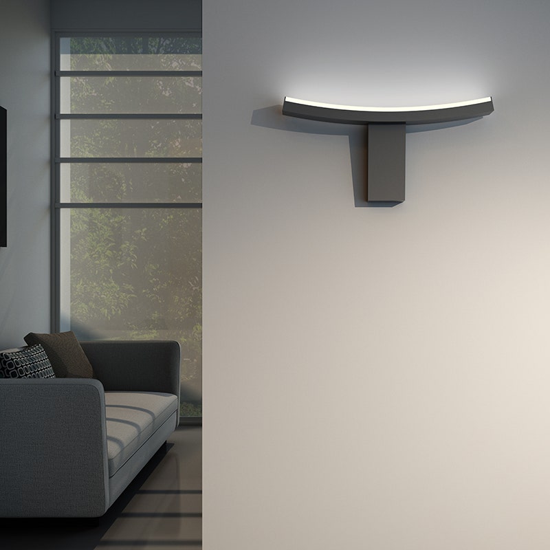 sonneman Dao LED Wall Torchiere hallway