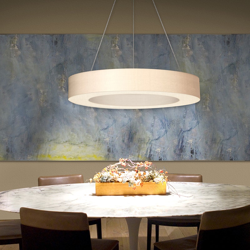 sonneman Ring Shade LED Pendant dining